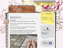 Tablet Screenshot of justyoga.se